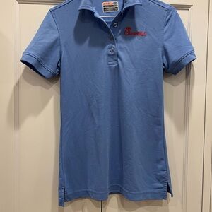 Chick Fil-A Blue Trainer Shirt, size XS.